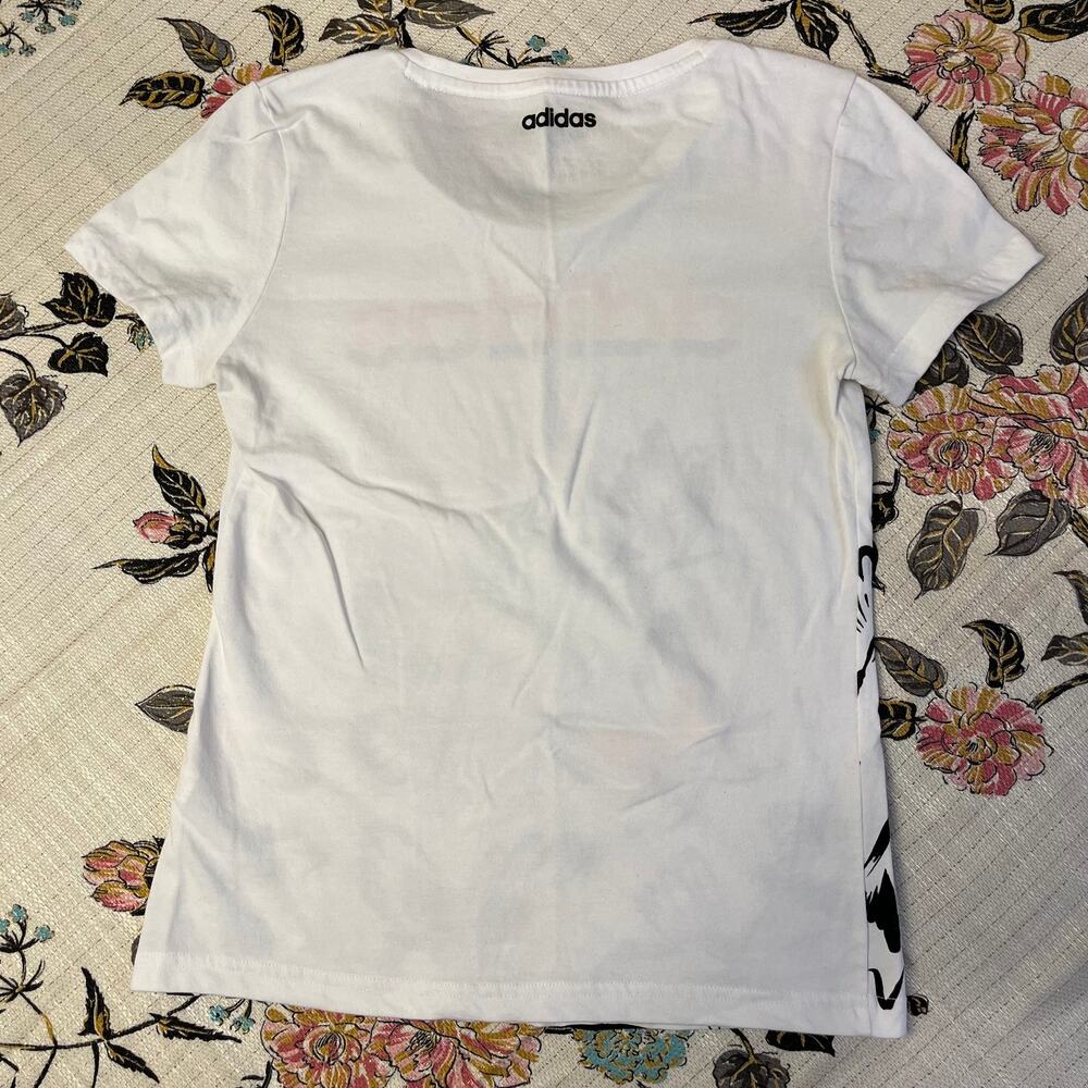 Women’s Adidas X Farm Rio Butterfly Rainbow Graphic T-Shirt Small - Picture 6 of 9